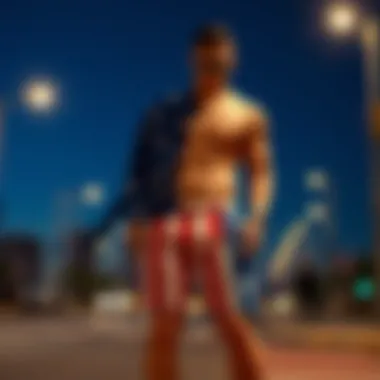 A fashionable outfit combination featuring American flag shorts