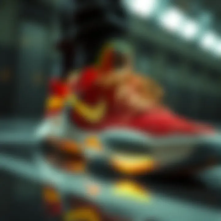 Close-Up of Innovative Shoe Technology Close-up of innovative shoe technology