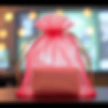 Eco-friendly organza bags emphasizing sustainability