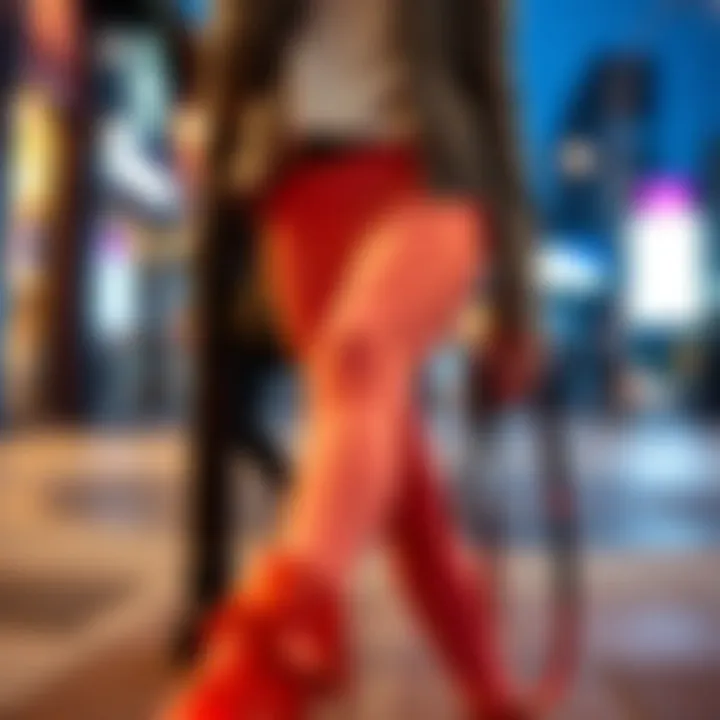 Versatile Styling Ideas for Peach Booty Leggings Innovative styling options for peach booty leggings in a trendy outfit