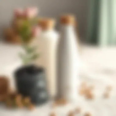 Sustainable materials used in personalized bridesmaid water bottles