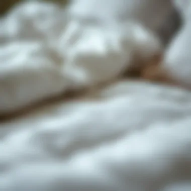 Close-up of fabric textures used in personalized comforters