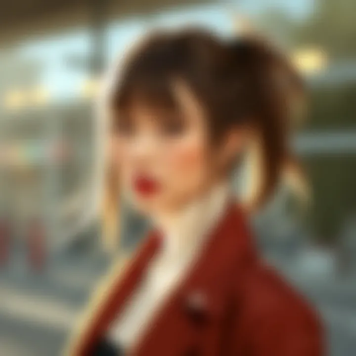 Diverse Styling Options for Ponytail Wigs Diverse styling options for ponytail wigs with bangs