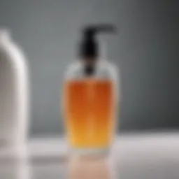 Innovative reusable shampoo dispenser showcasing sleek design