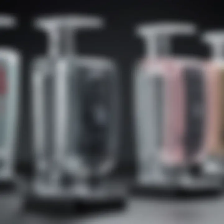 User-friendly interface of modern hair care dispensers