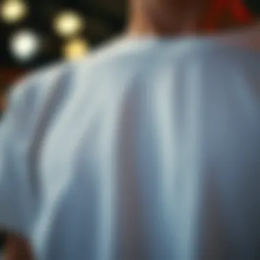 Close-up of fabric texture showcasing quality and detail