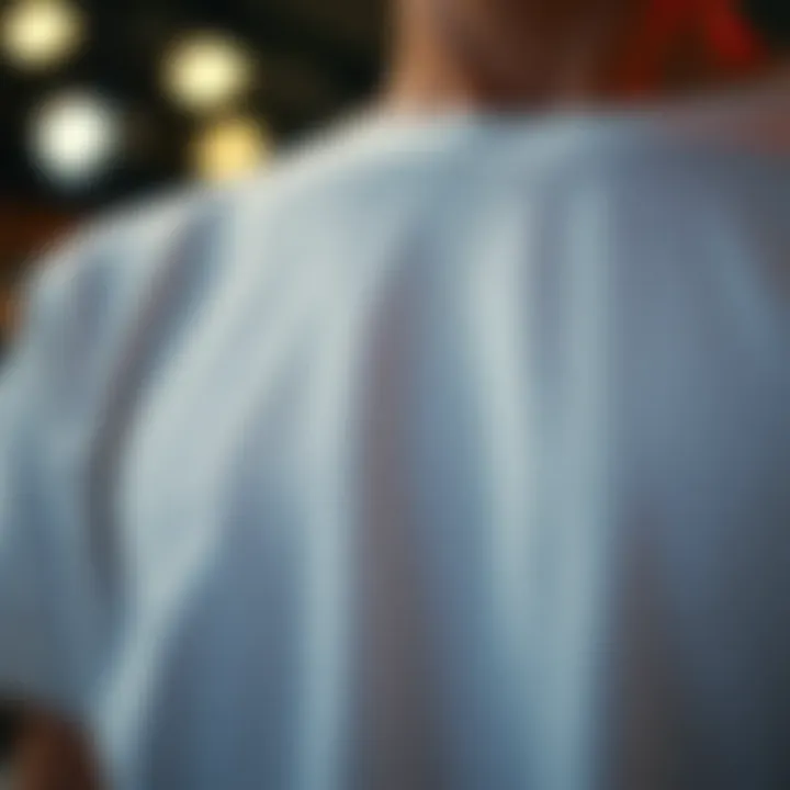 Close-up of fabric texture showcasing quality and detail