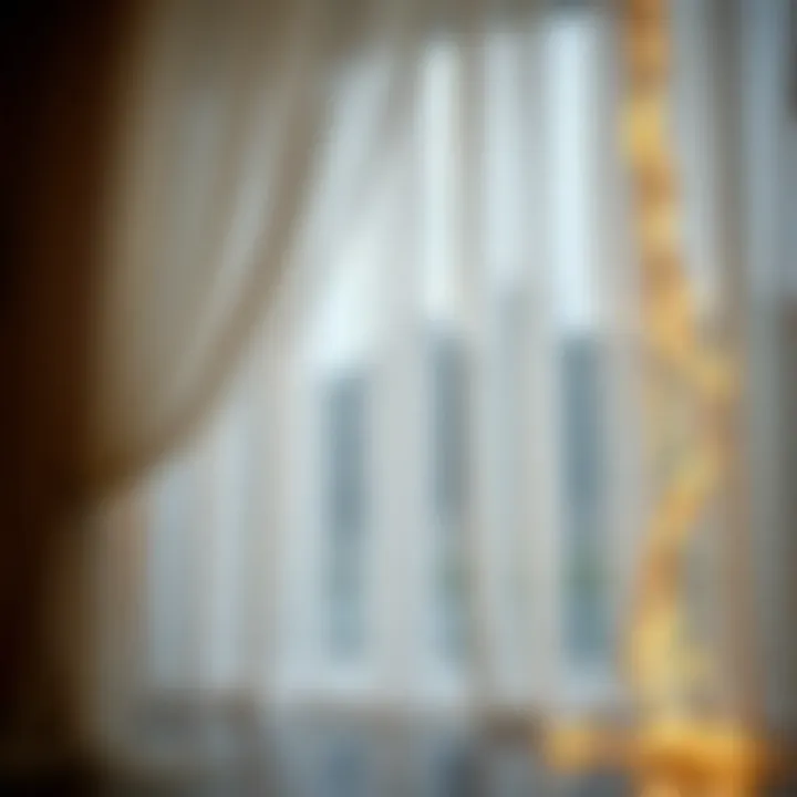 Different fabric options for sheer drapes in weddings