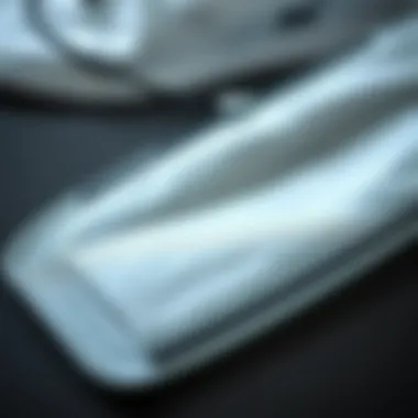 Close-up of material used in sneaker inserts