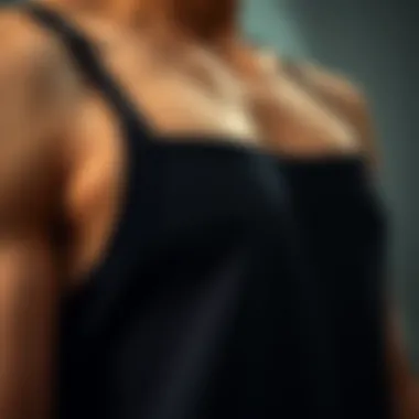 Sustainable Fabric Choices for Square Tank Tops Close-up of high-quality sustainable fabric used in tank tops