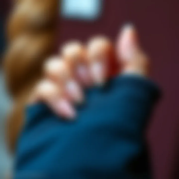 Maintenance Tips for Stick-On Nails Visual guide to maintaining stick-on nails for longevity and style