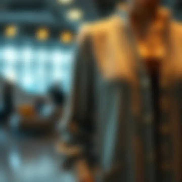 Sustainable fabric used in crafting a short cardigan