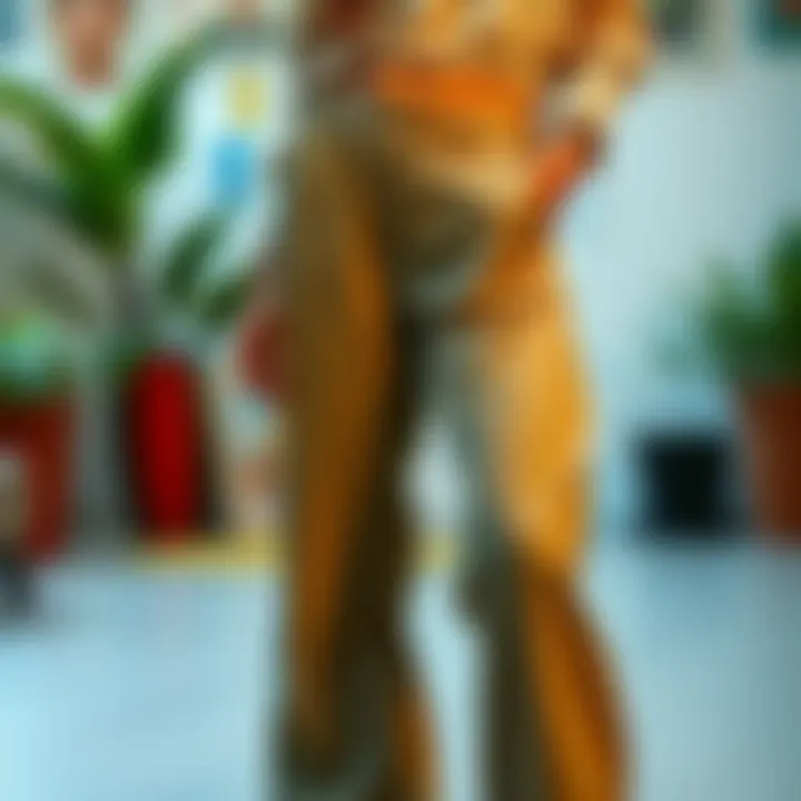 Sustainability in High Waist Drop Crotch Pants Fashion Sustainable fashion elements related to high waist drop crotch pants