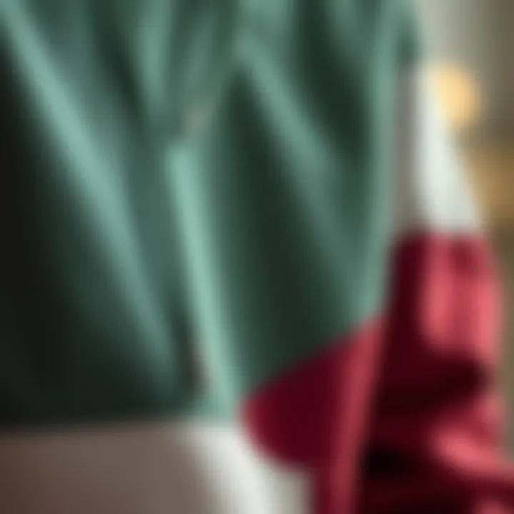 Sustainable Materials Used in Colorblock Hoodies Close-up of fabric highlighting sustainable material choice