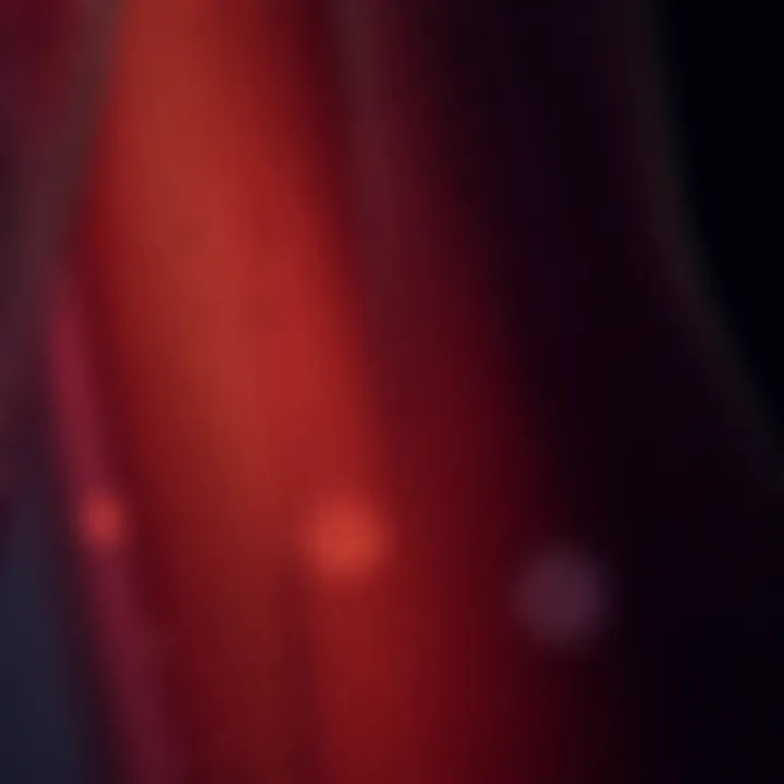 Close-up of intricate fish net fabric texture