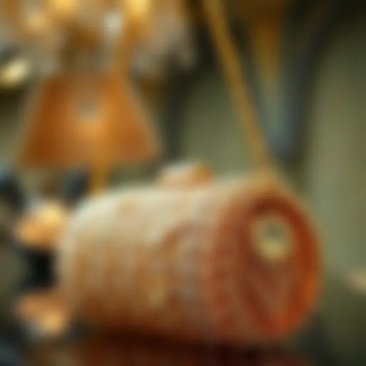 Elegant gold rhinestone purse adorned with sparkling gems