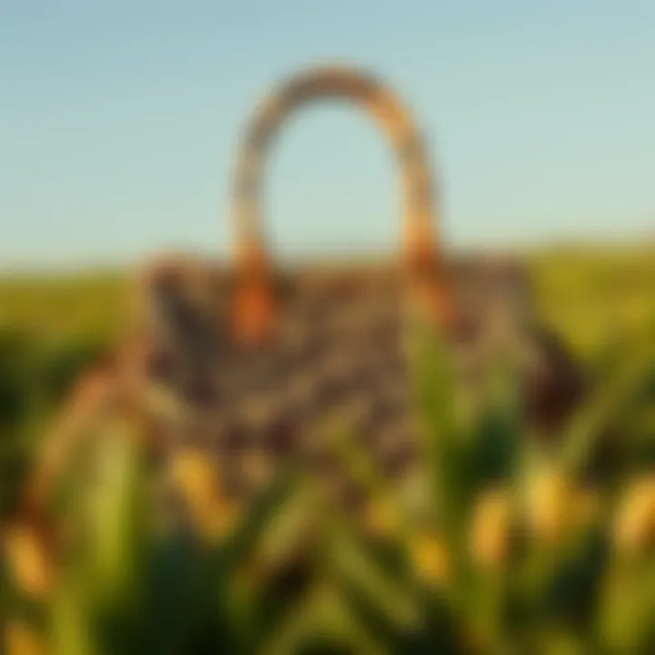 Sustainable leopard print bowling bag collection