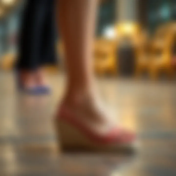 The Allure of Women's Wedge Heel Slippers Summary
