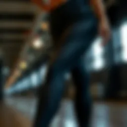 Stylish studio leggings showcasing contemporary design