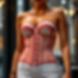 Stylish Double Compression Waist Trainer Design Elegantly designed double compression waist trainer showcasing its contours