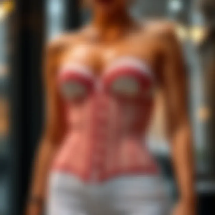 Stylish Double Compression Waist Trainer Design Elegantly designed double compression waist trainer showcasing its contours