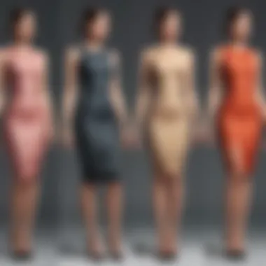 Historical evolution of bodycon dresses over the years