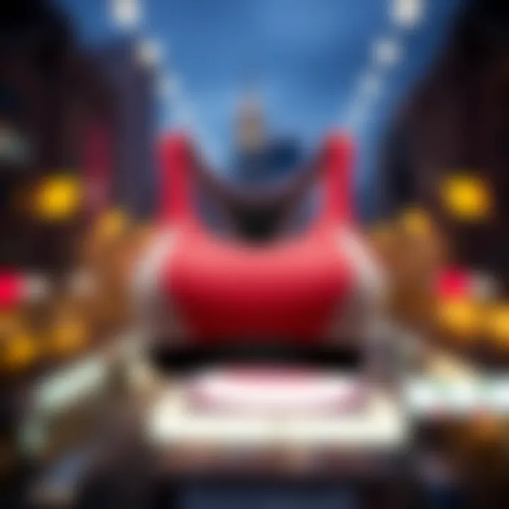 The Evolution of Vest Sports Bra Design Dynamic illustration of a vest sports bra design emphasizing style and comfort