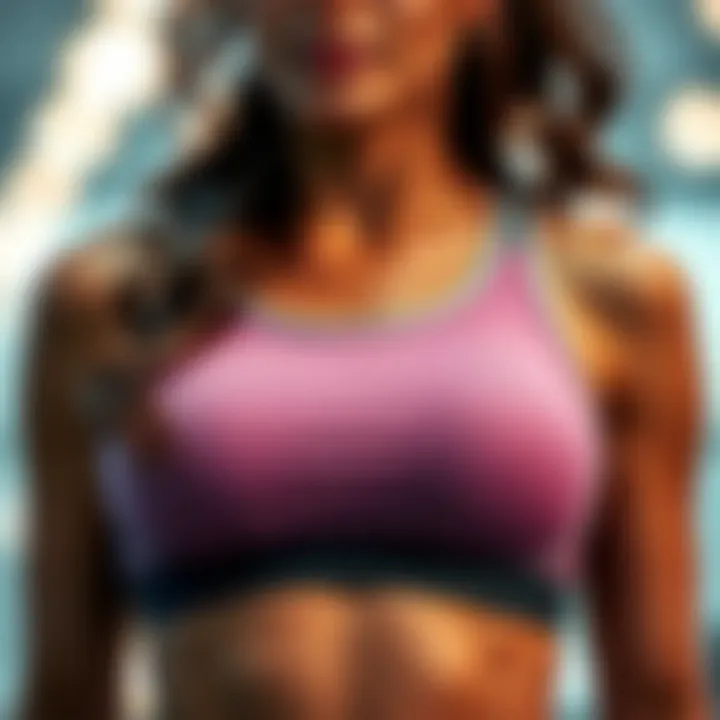 Support and Comfort: The Core Benefits of Vest Sports Bras Illustration showcasing the functional benefits of support in vest sports bras