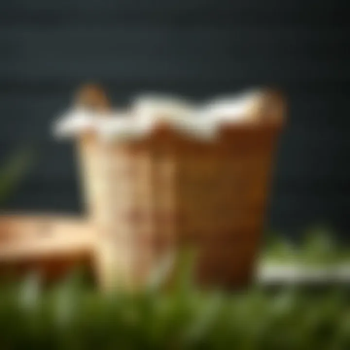 Sustainable materials used in crafting the fox laundry basket