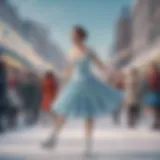 Historical evolution of ice skating skirts