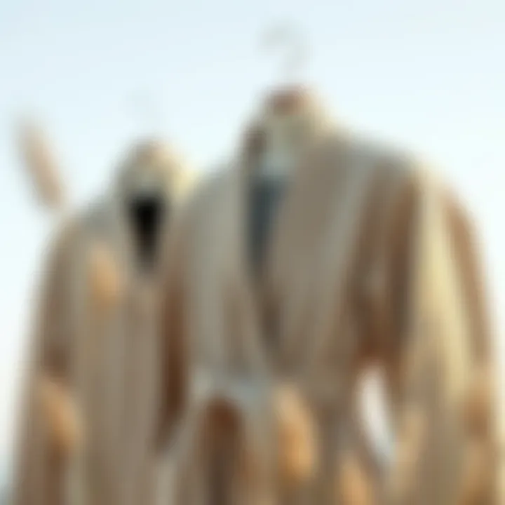 Sustainable care products for maintaining a long belted cardigan's quality