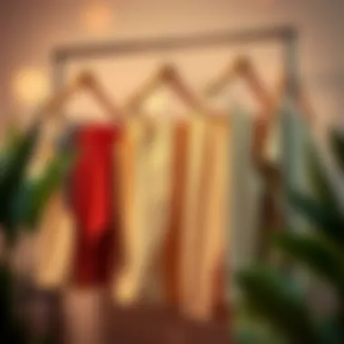 Different hanging options for versatile use of hamper bags