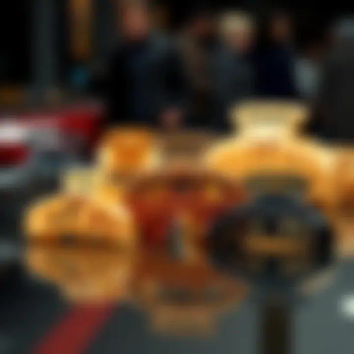 A diverse collection of massive claw clips displayed together, highlighting variety