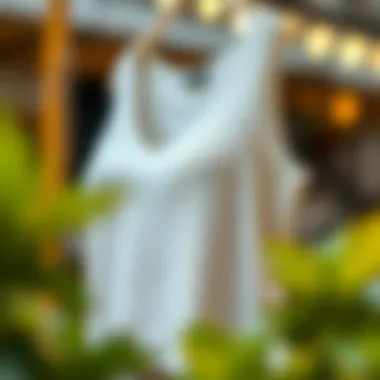 Sustainable fabric choices for ribbed crew neck tanks