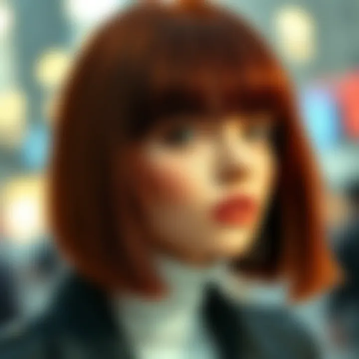 Maintenance products for short bob wigs