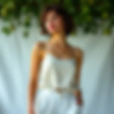 Sustainable Fashion: The Role of the Short Camisole Artistic representation of sustainable fashion choices