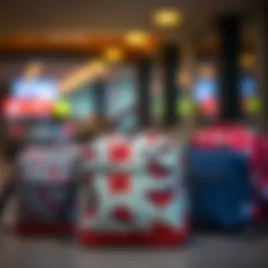 Selection of lunch bags with various designs