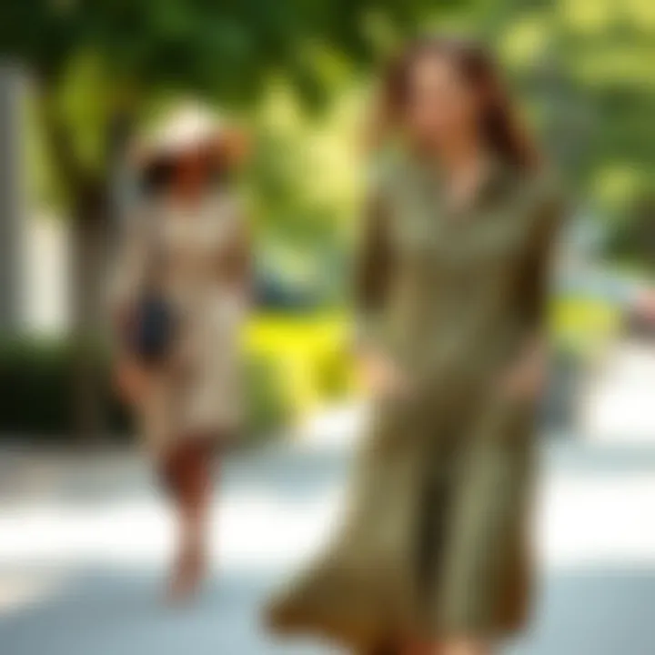 Sustainable fabric options for khaki shirt dresses