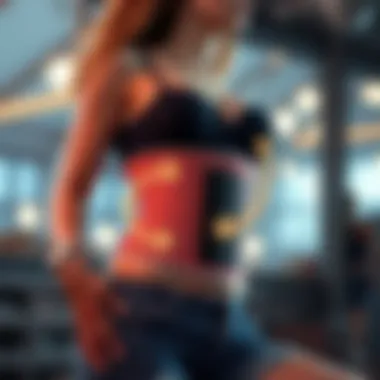 Functionality of Electric Waist Trainer Explained Diagram illustrating the functionality of an electric waist trainer