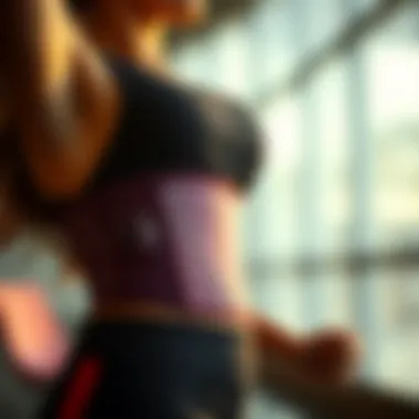 Electric Waist Trainer in Use During Fitness Activities A person enjoying fitness activities while using an electric waist trainer