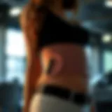 A sleek electric waist trainer showcasing its modern design