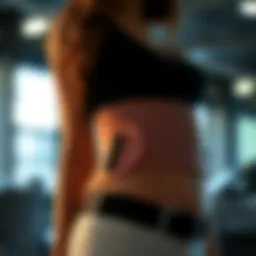 A sleek electric waist trainer showcasing its modern design