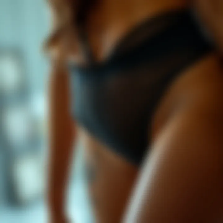 Sustainable materials used in the production of seamless invisible thongs