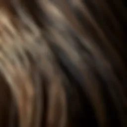 Illustration of split ends on hair strands