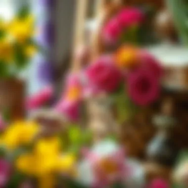 Materials for Crafting Floral Arrangements Crafting materials suitable for clip-on flower arrangements