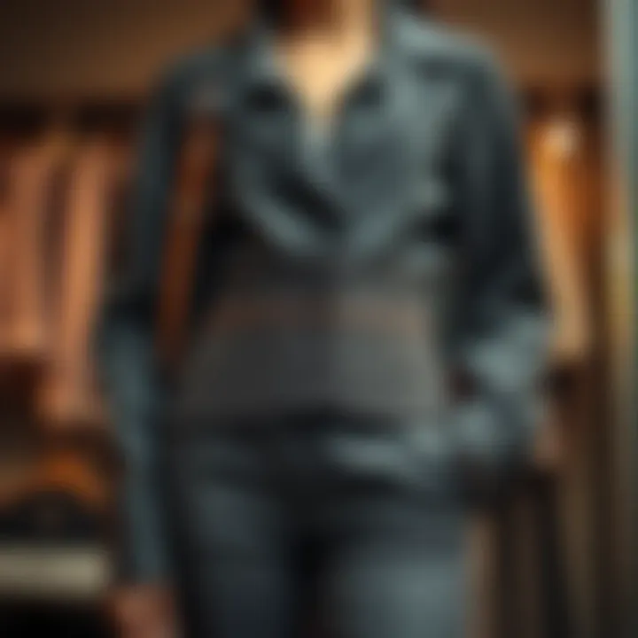 Wardrobe Integration: Styling with a Double Belt Waist Trainer A stylish wardrobe incorporating a double belt waist trainer