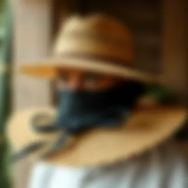 Rustic straw hat perfect for outdoor weddings