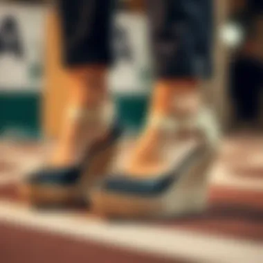 Exploring Comfort and Material Choices Comfort features of wedge house shoes highlighted through materials