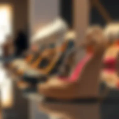 Stunning Design Elements of Wedge House Shoes Elegant display of wedge house shoes showcasing unique designs