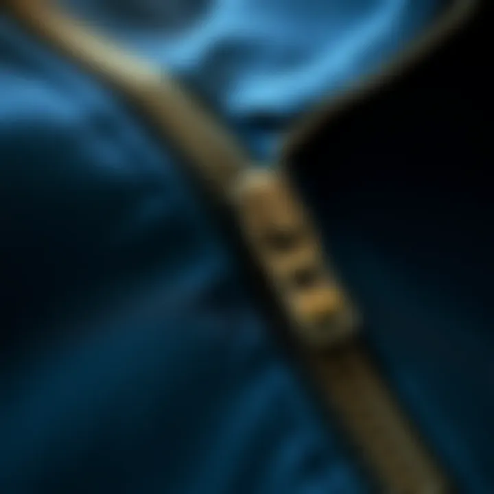 Common Washing Challenges with Zippers A close-up of a zipper caught in fabric